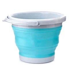 Aqua Collapsible Bucket