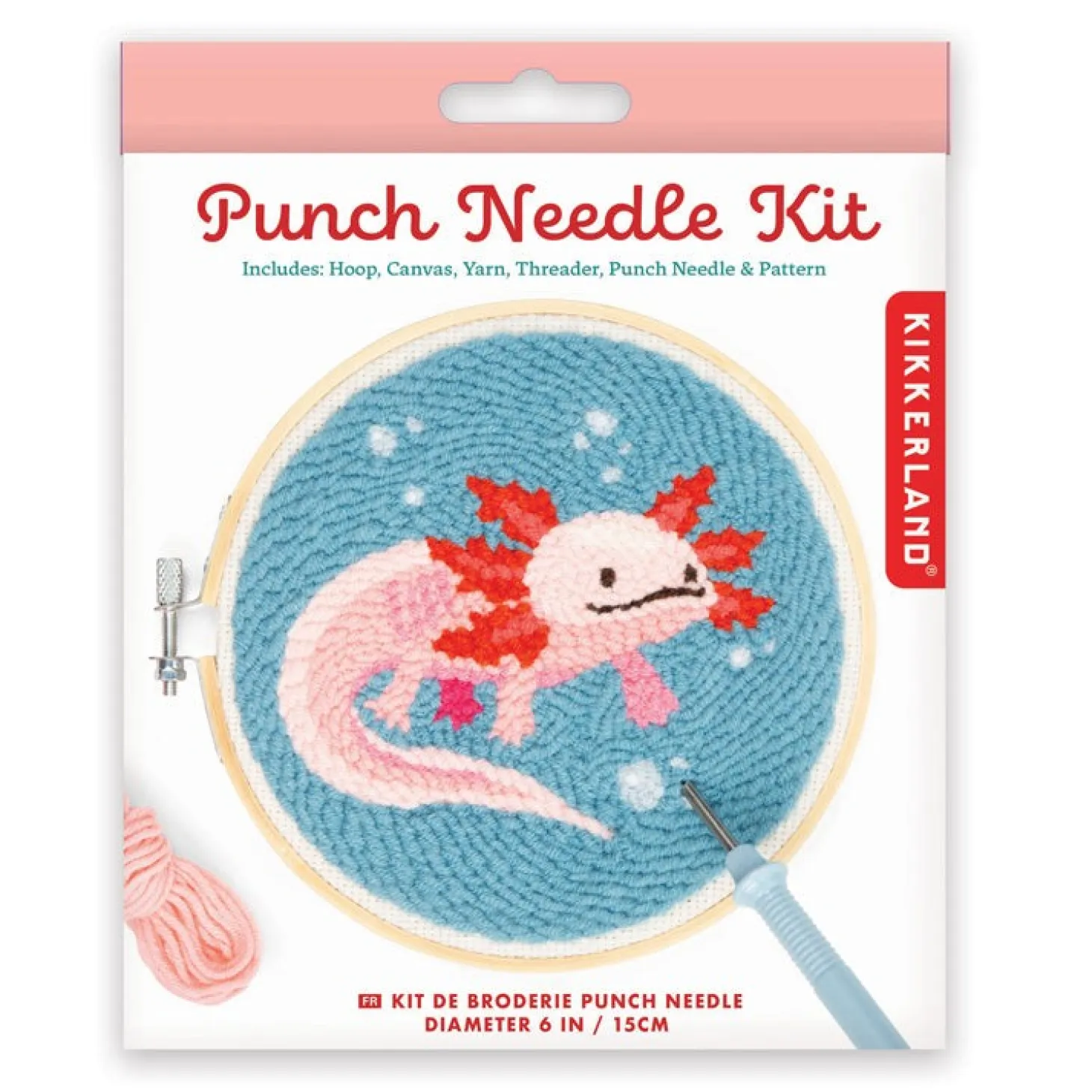 Axolotl Punch Needle
