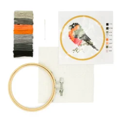 Bird Mini Cross Stitch Embroidery Kit