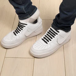 Black No-Tie Shoe Bands