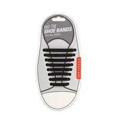 Black No-Tie Shoe Bands
