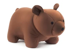 Brown Bear Zip & Flip Travel Pillow