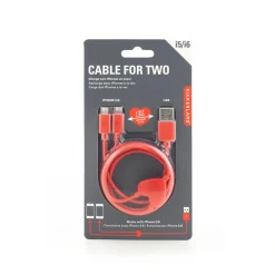 Cable for Two - iphone and iphone