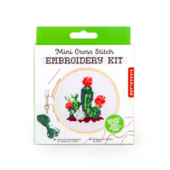 Cactus Mini Cross Stitch Embroidery Kit