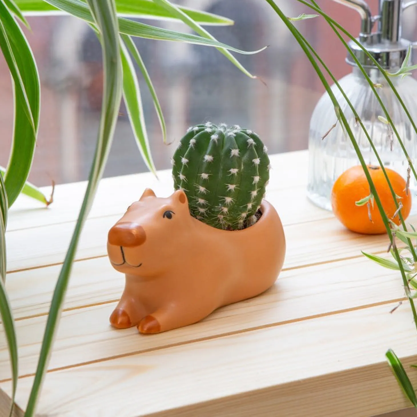 Cappy the Capybara Planter Small