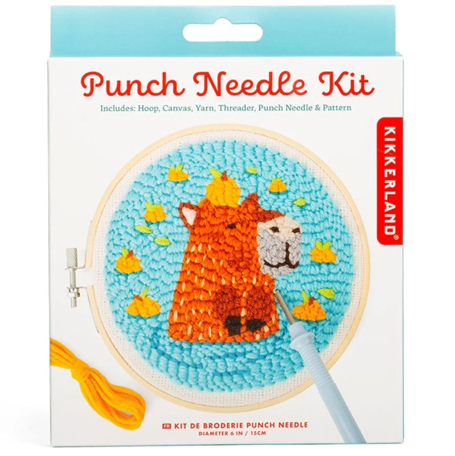 Capybara Punch Needle