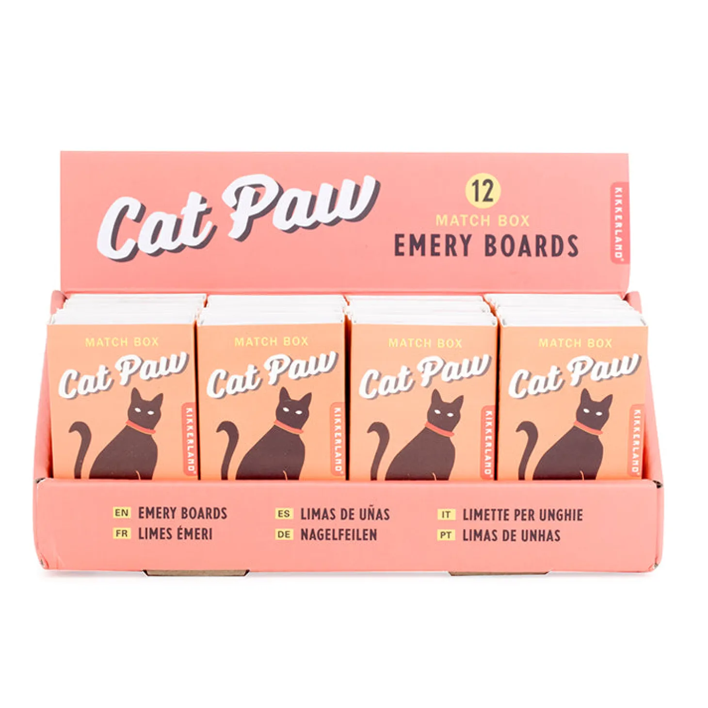 Cat Paw Match Box Emery Boards