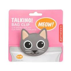 Cat Talking Bag Clip