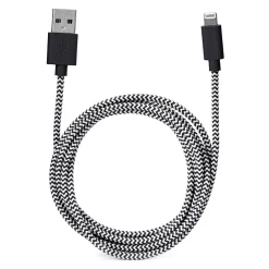 Chevron Cotton Bradied Charging Cord