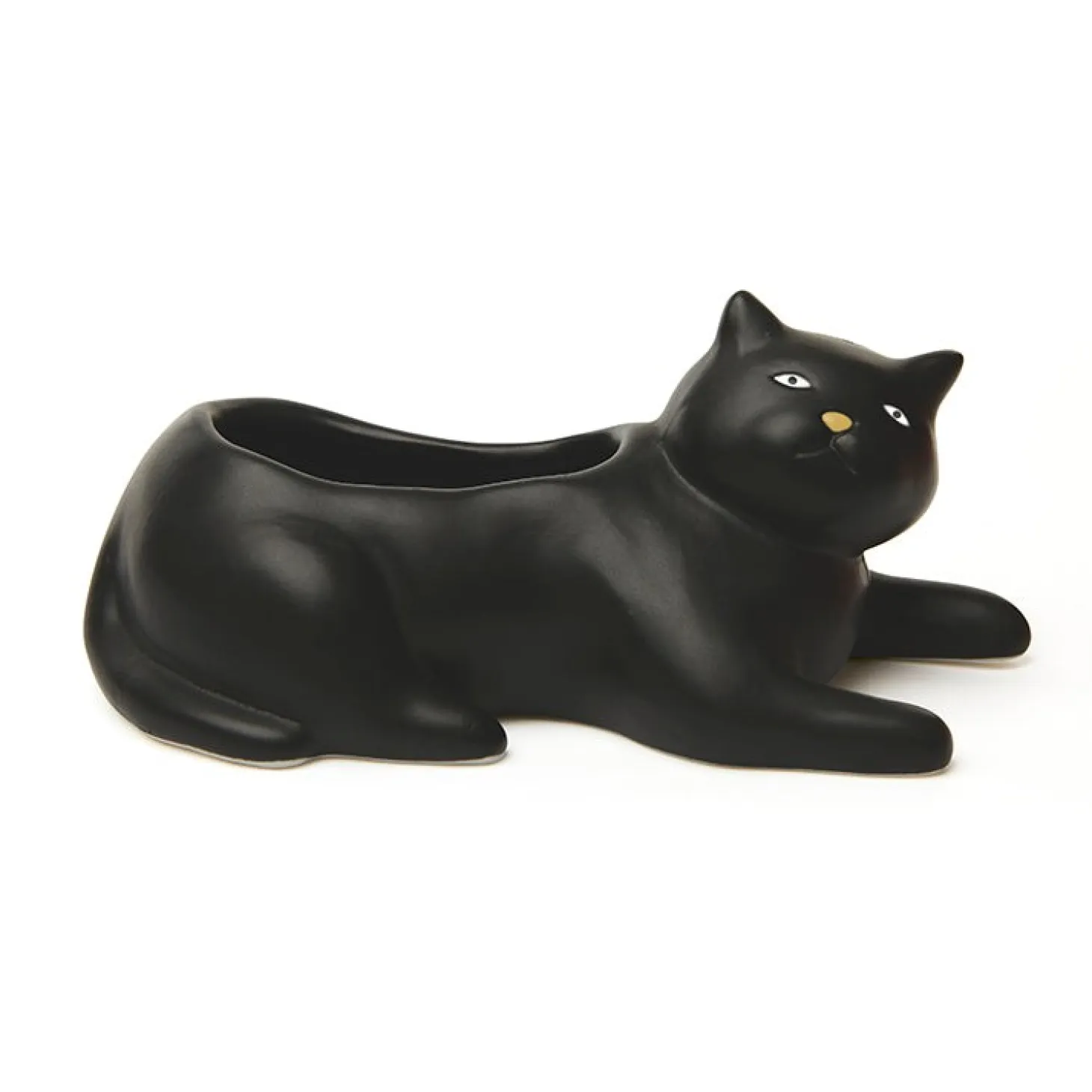Cosmo the Black Cat Planter
