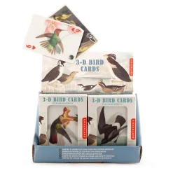 3-D Bird playing cards
