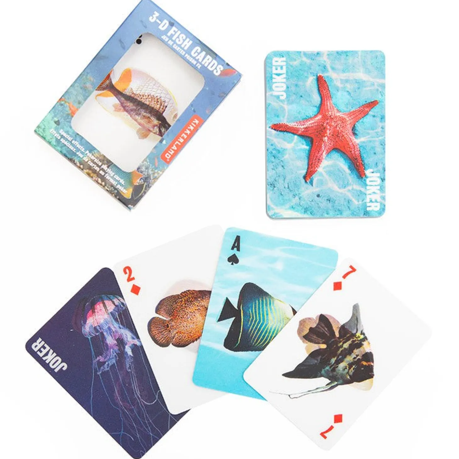 3-D Fish Cards