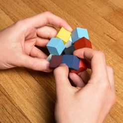 Elasti Cube 3D Wooden Puzzle