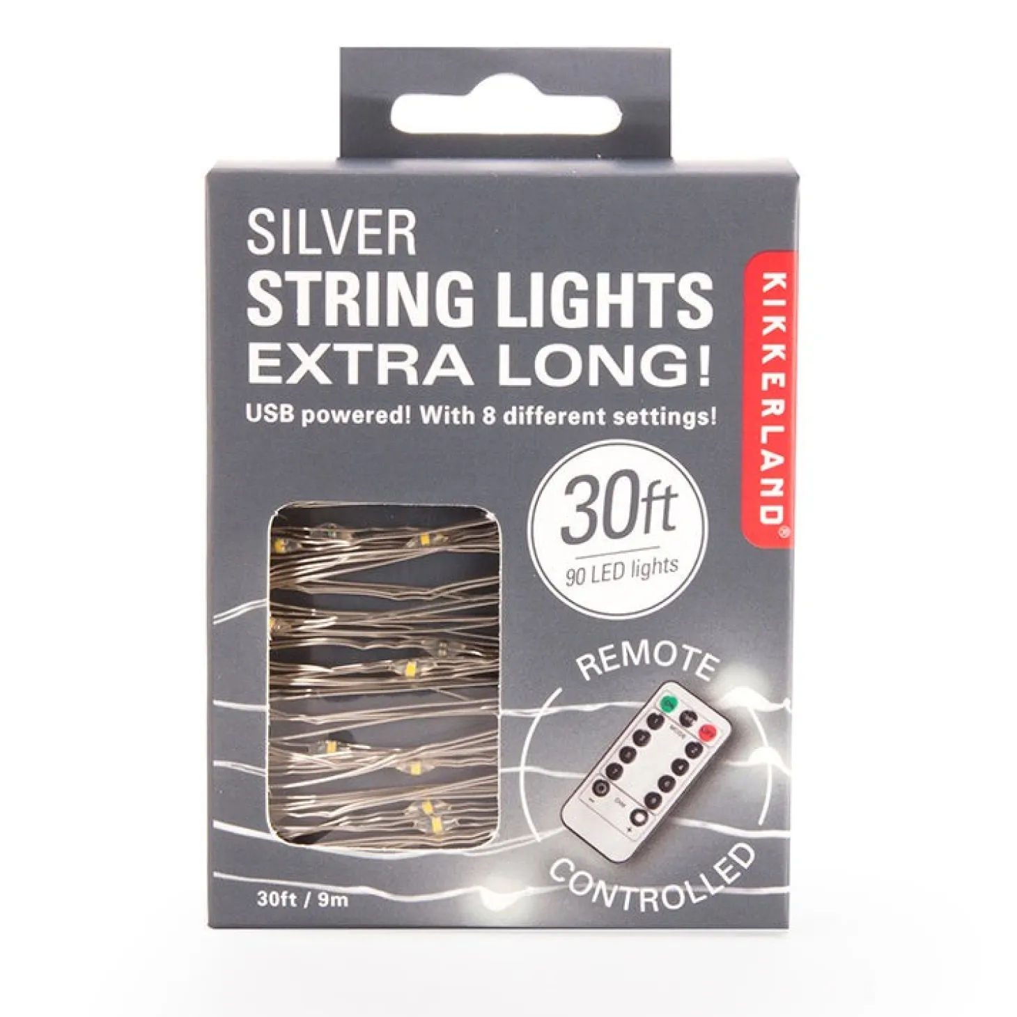 Extra Long! Silver String Lights