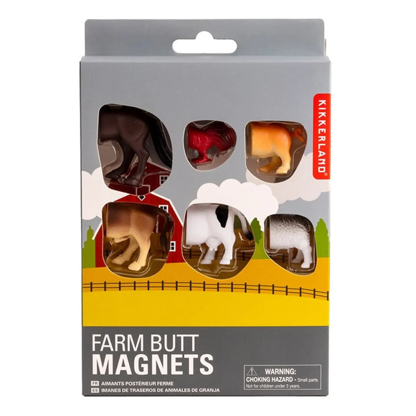 Farm Animal Butt Magnets