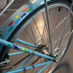 Fiets Rainbow Blocks Reflective Bike Stickers