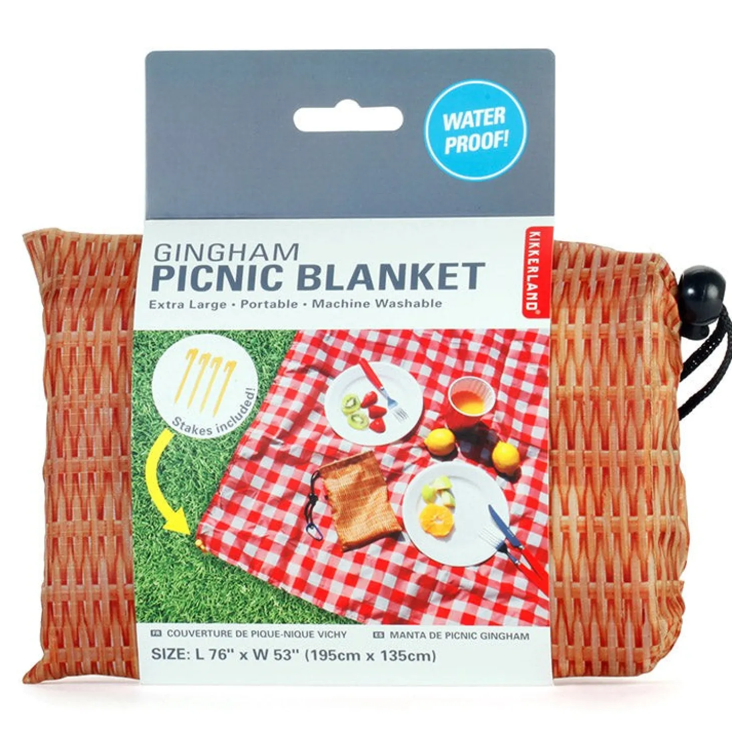 Gingham Picnic Blanket