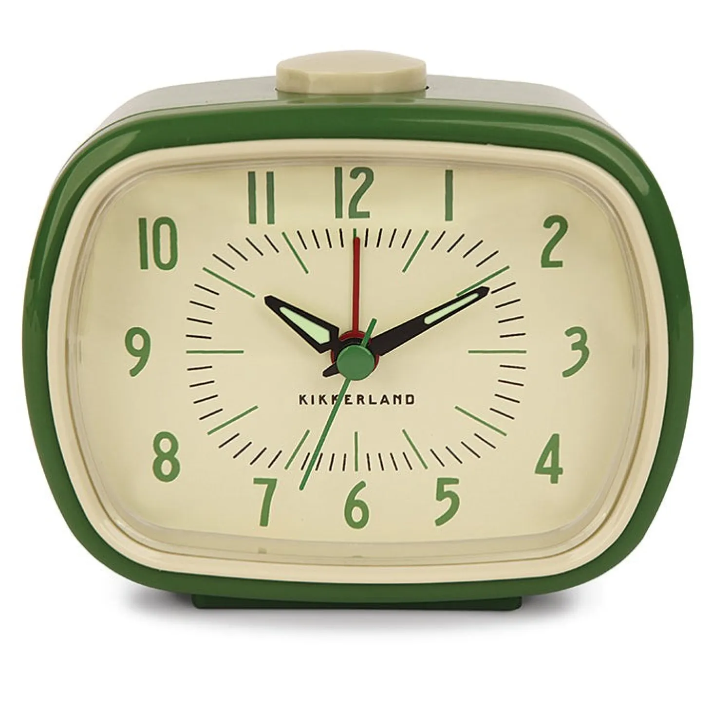 Green Retro Alarm Clock
