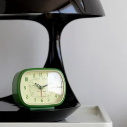 Green Retro Alarm Clock