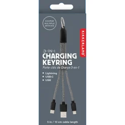 3-in-1 Charging Keyring