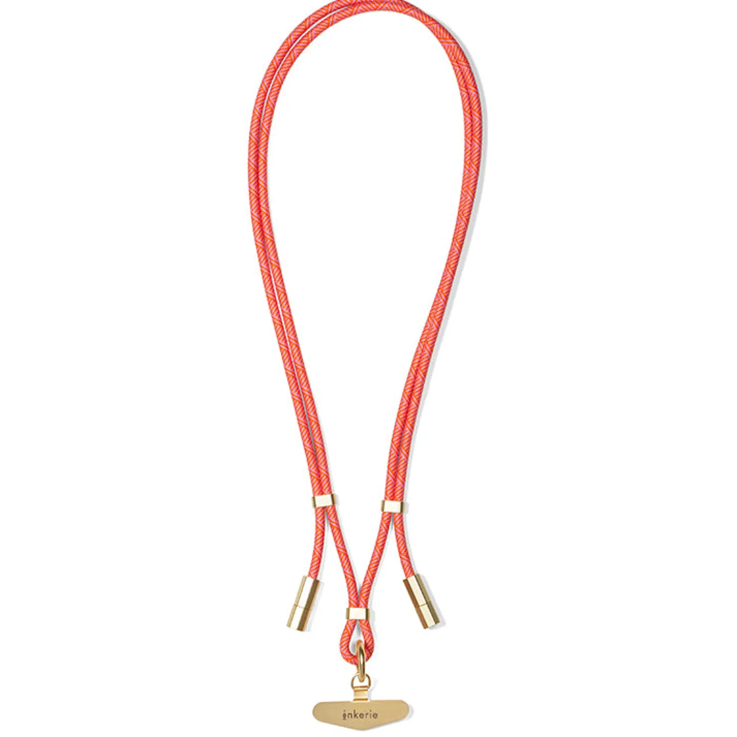 Inkerie Charge & Carry Phone Lanyard Pink