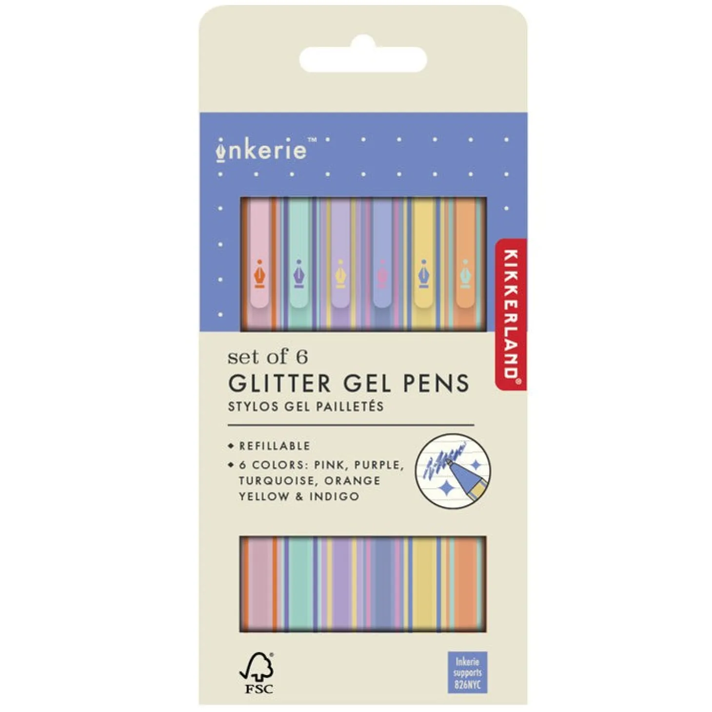Inkerie Glitter Gel Pens