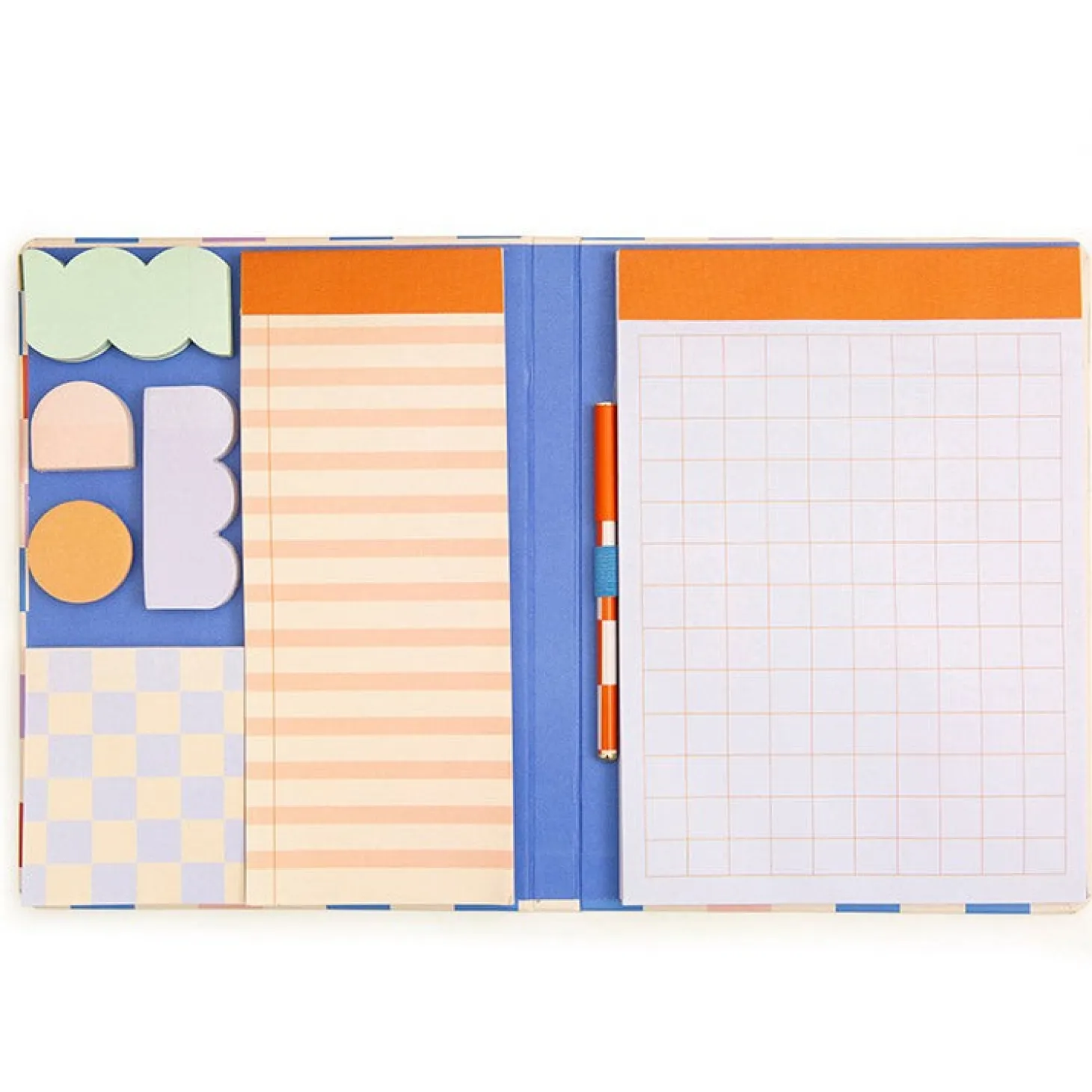 Inkerie Notepad with Sticky Notes Set and Pen