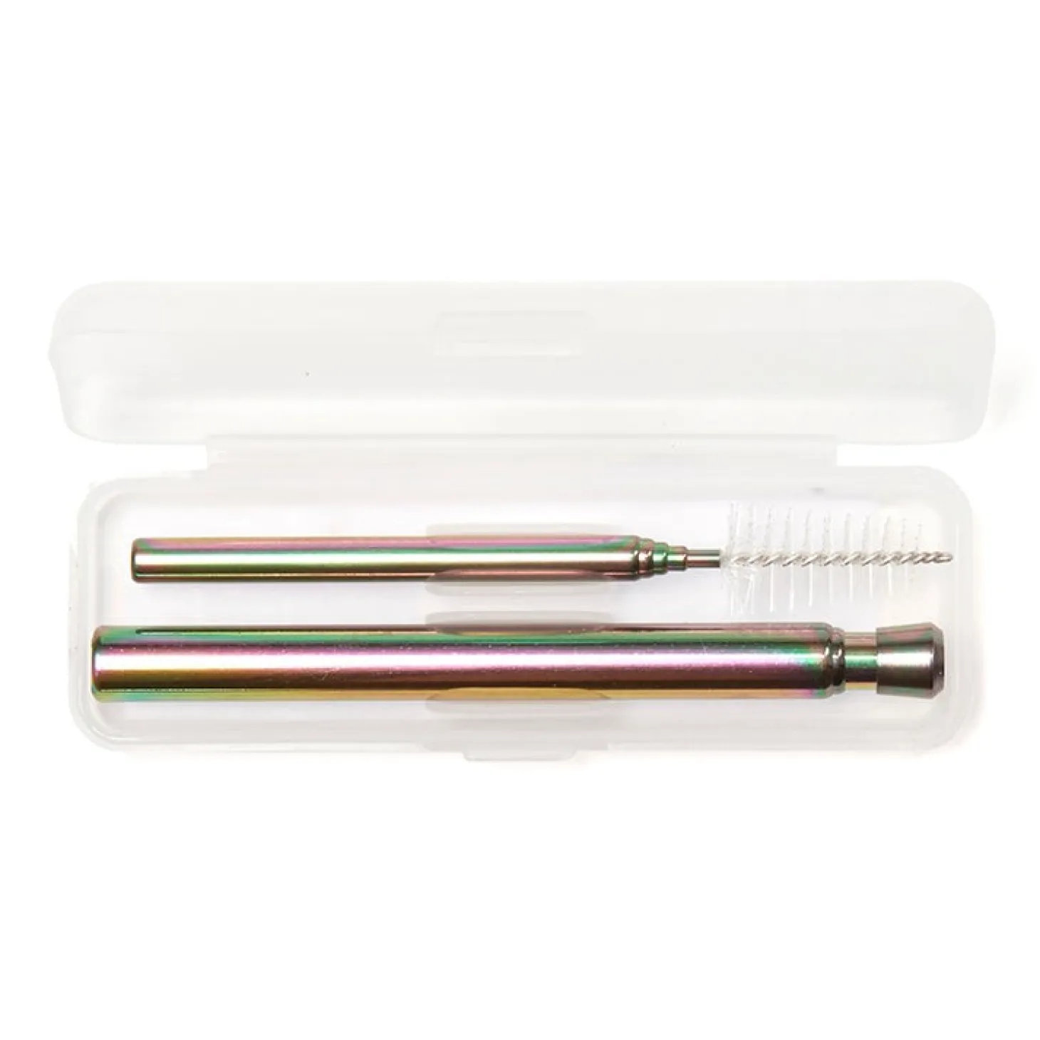 Irredescent Travel Straw Set
