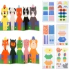Kidoki Animal Dress-up Reusable Stickers