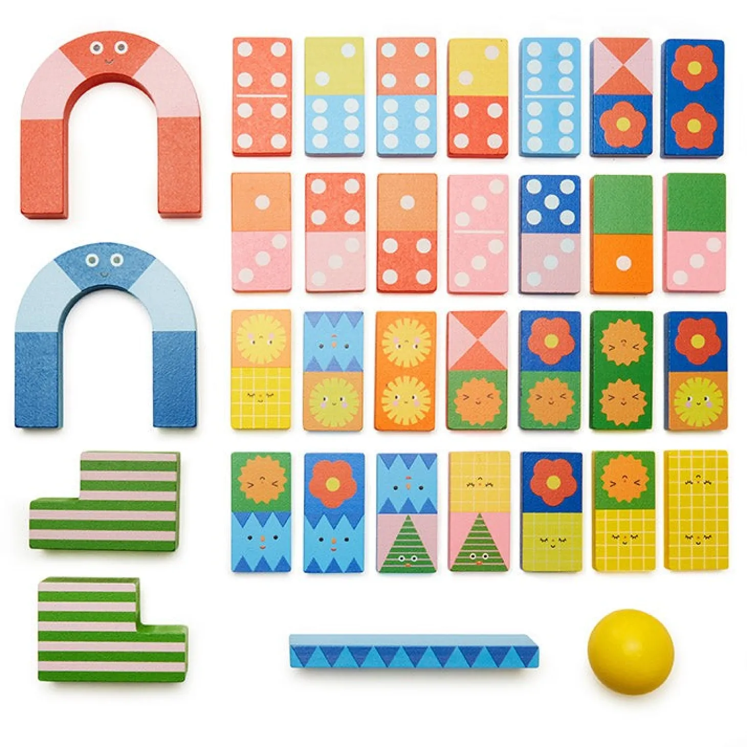 Kidoki Topple Twist Dominoes