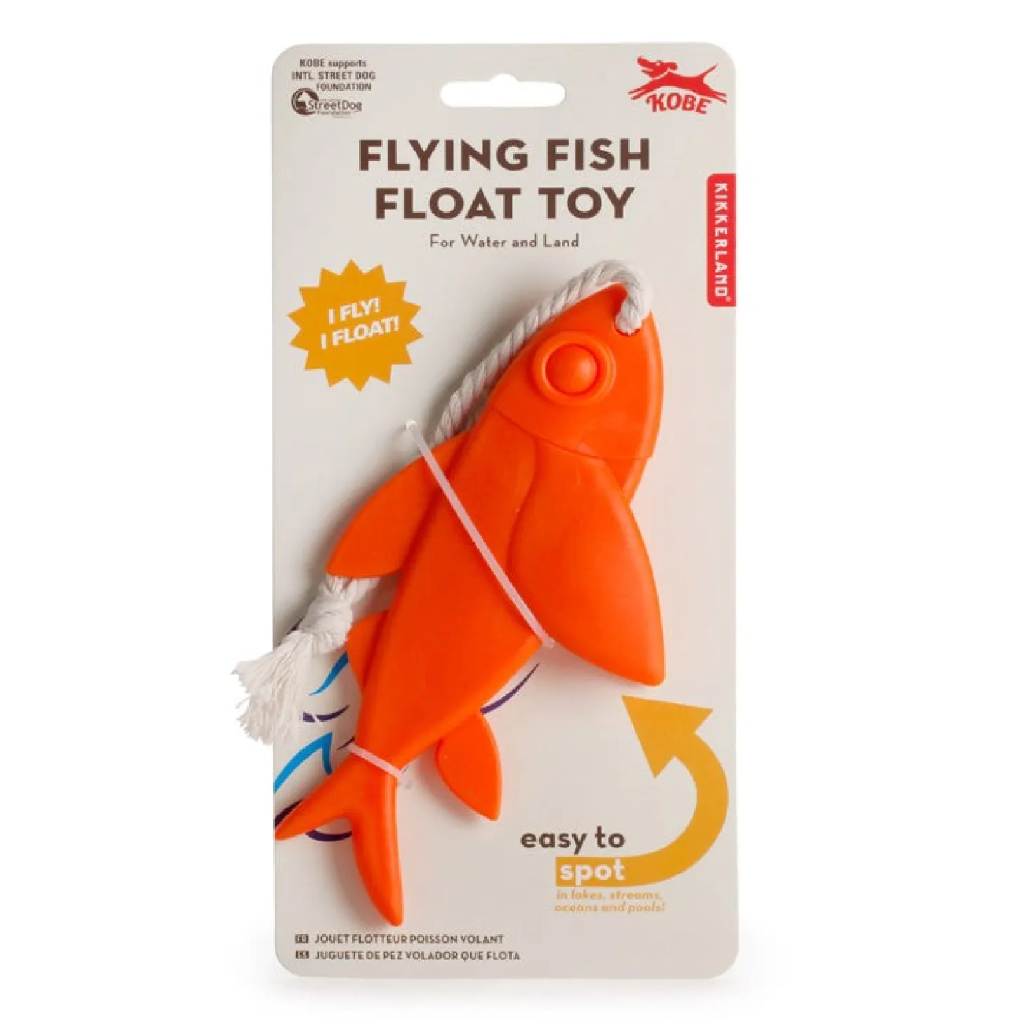 Kobe Flying Fish Float Toy