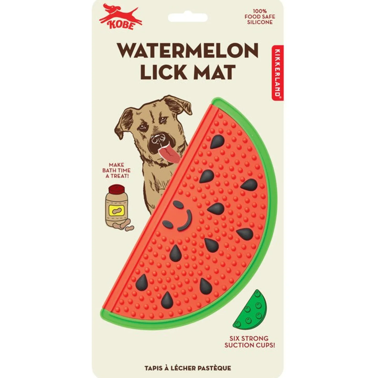 Kobe Watermelon Lick Mat