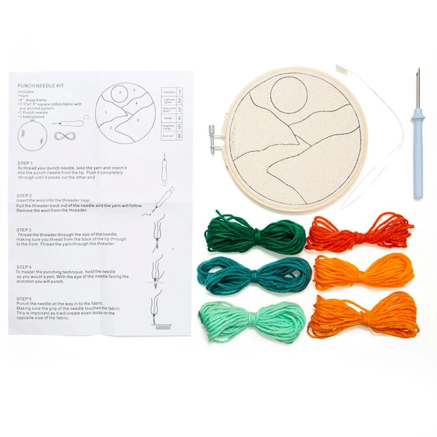 Landscape Punch Needle Kit