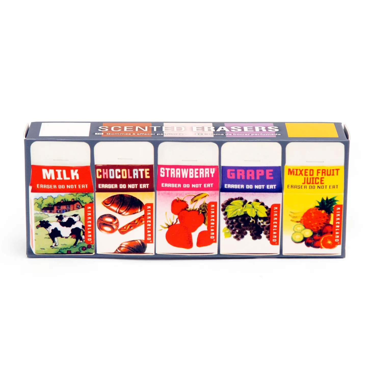 Milk Carton Scented Erasers