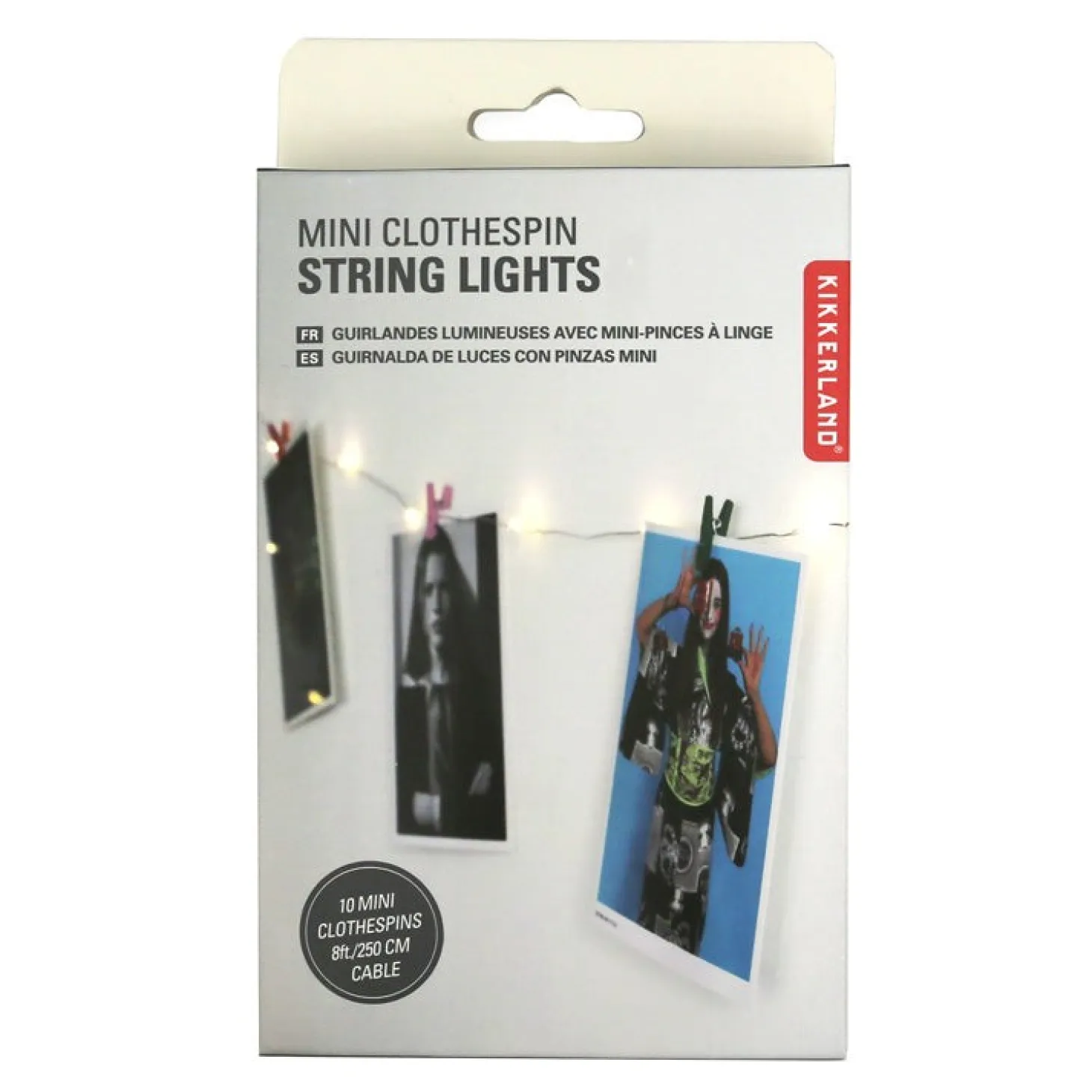 Mini Clothespin String Lights