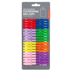 Mini Rainbow Clothespins