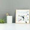 Mini Whiteboard Calendar