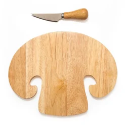 Mushroom Cutting Board & Knife
