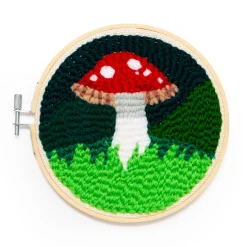 Mushroom Punch Needle Kit