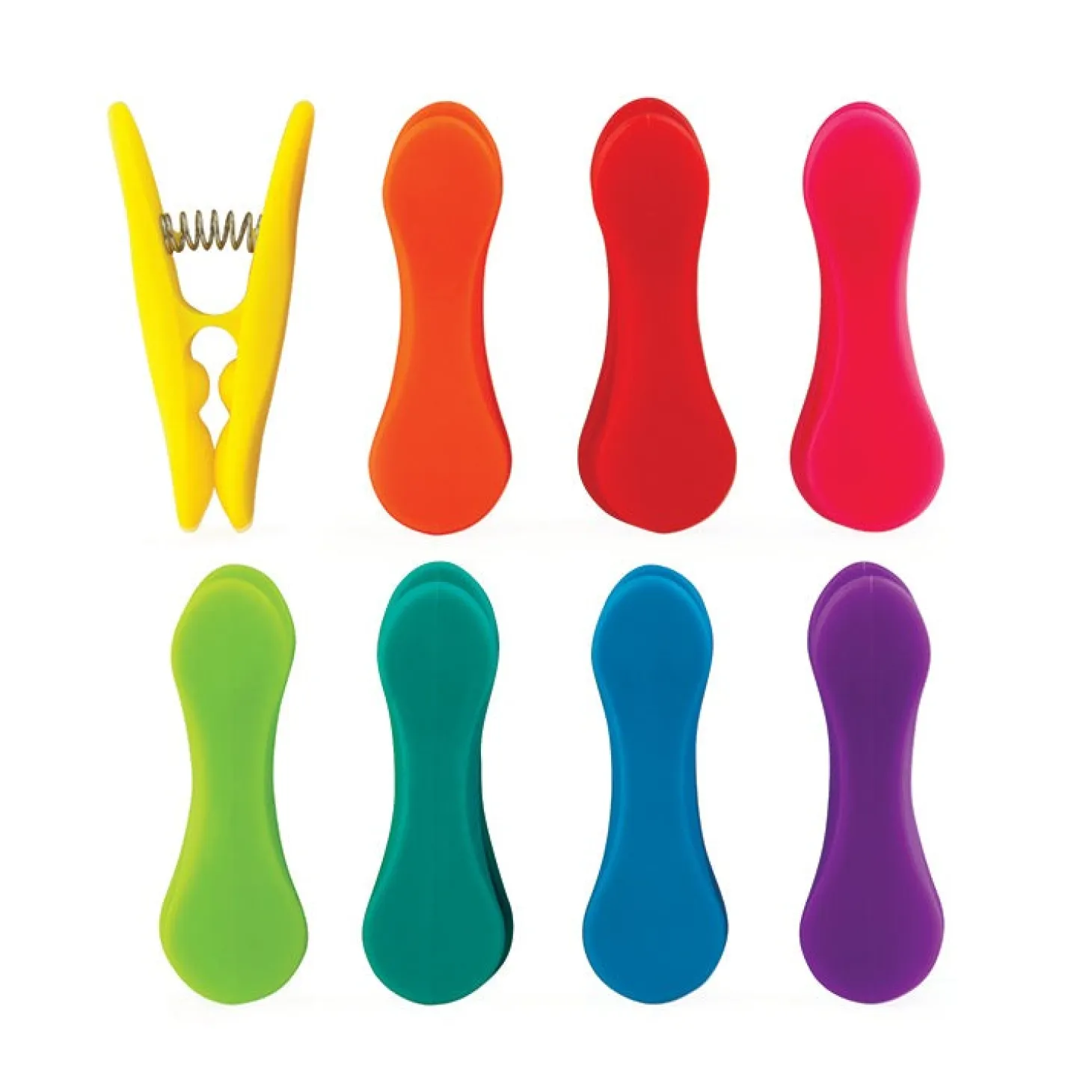 Rainbow Bag Clips