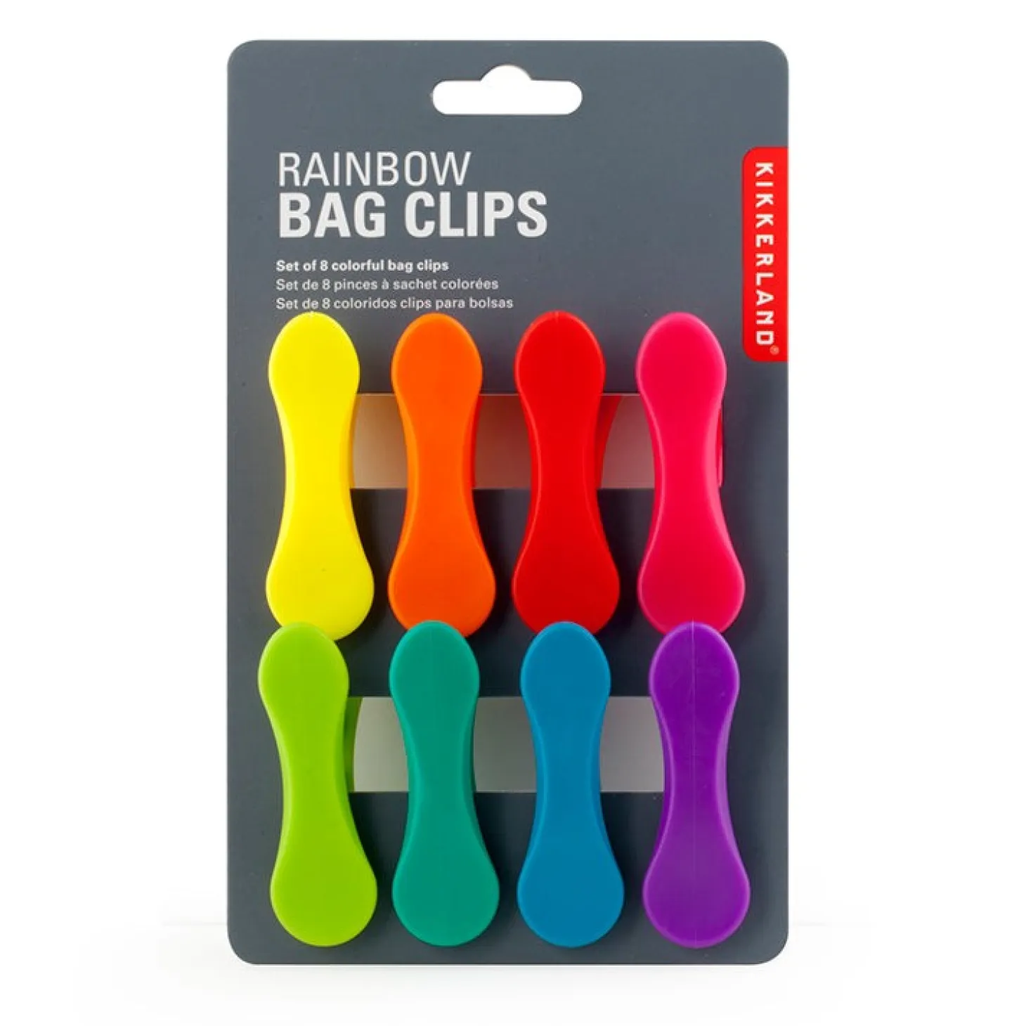 Rainbow Bag Clips