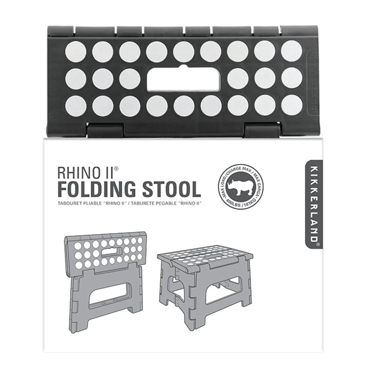 Rhino® II Step Stool Black