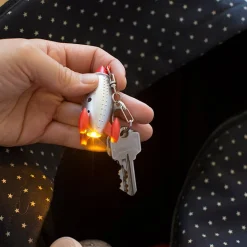 Rocket LED & Sound Keychain