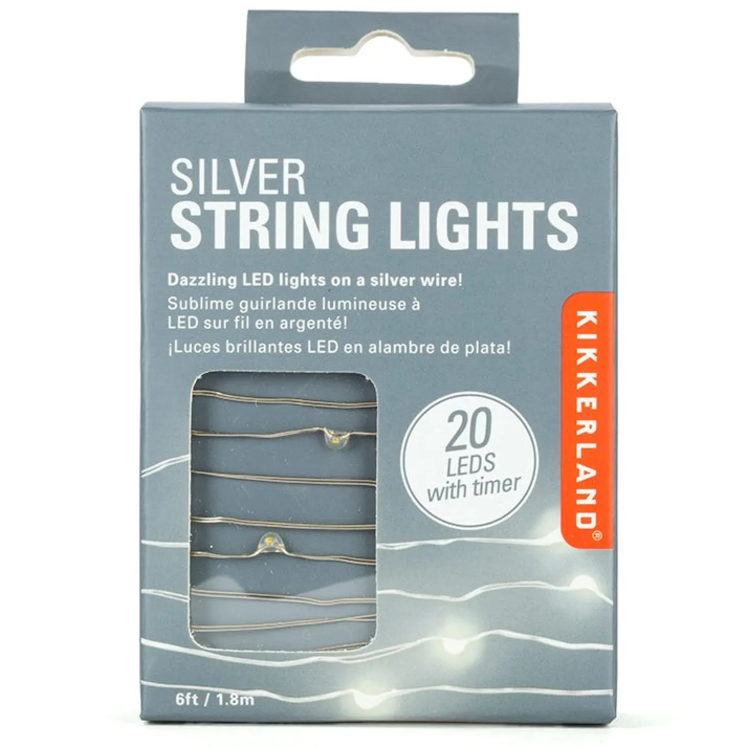 Silver Wire Lights