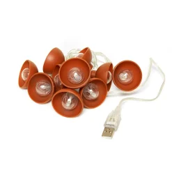 Terracotta String Lights 10 Ft