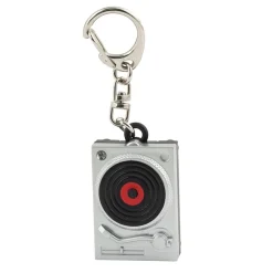 Turntable LED & Sound Keychain