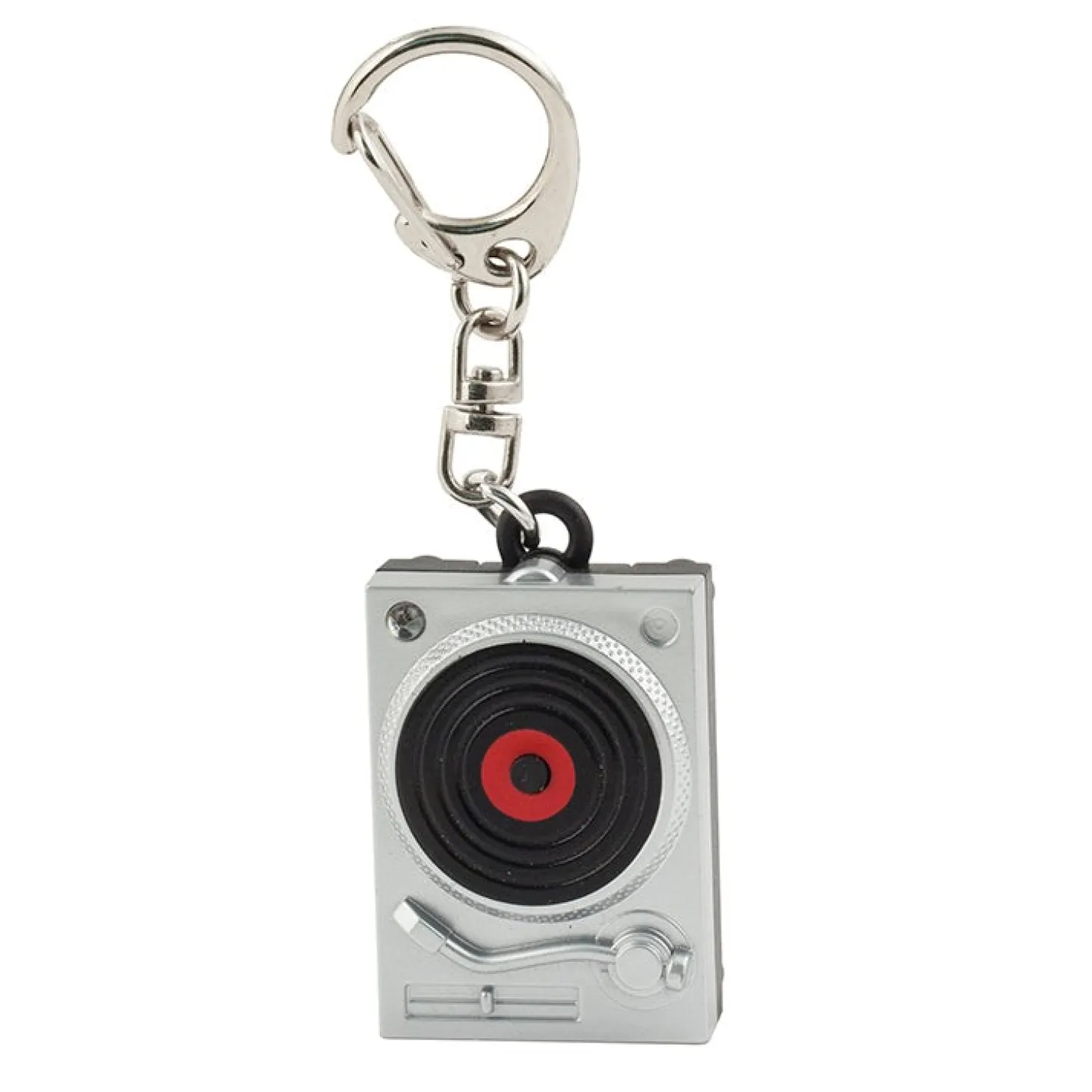 Turntable LED & Sound Keychain