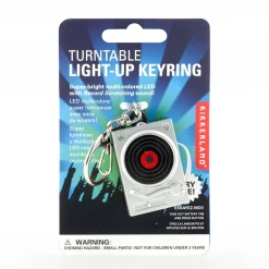 Turntable LED & Sound Keychain