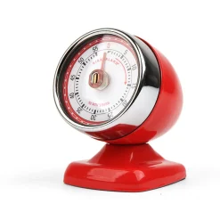 Vintage Streamline Kitchen Timer + Red