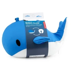 Whale Zip & Flip Travel Pillow